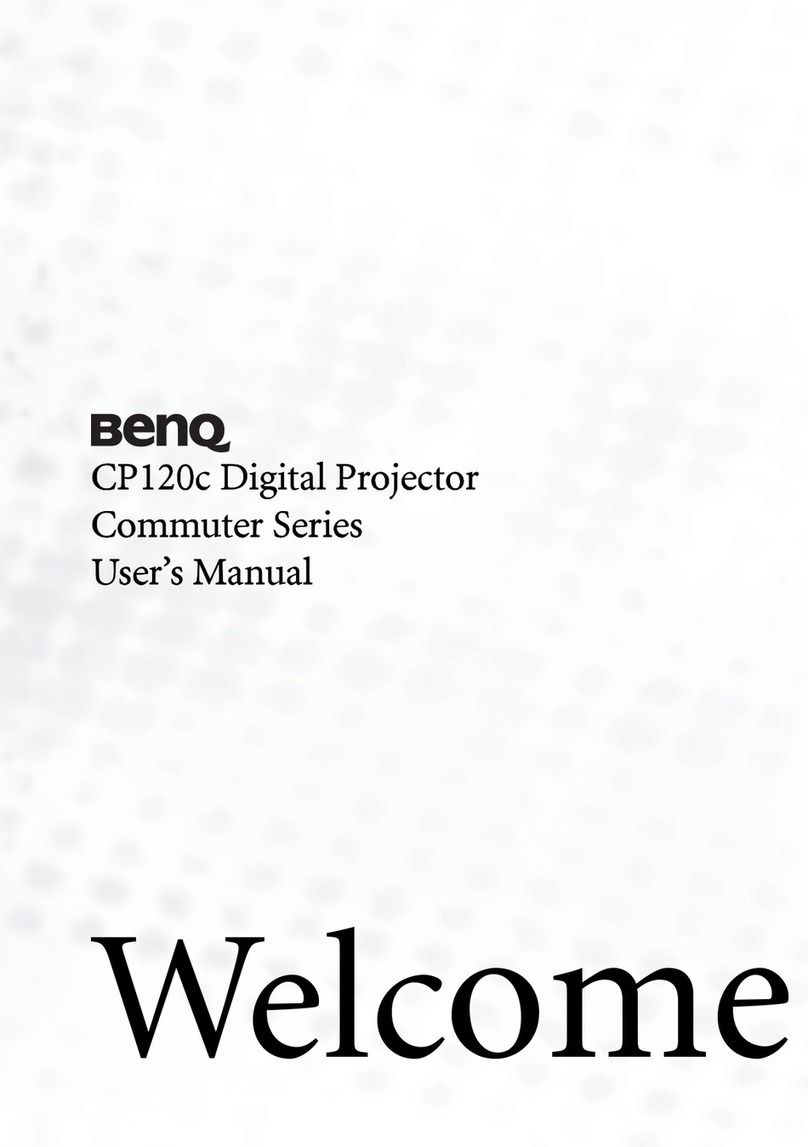 BenQ COMMUTER CP120c User manual