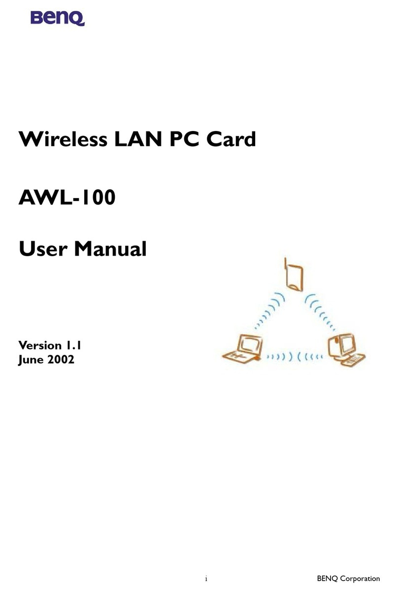 BenQ AWL-100 user manual