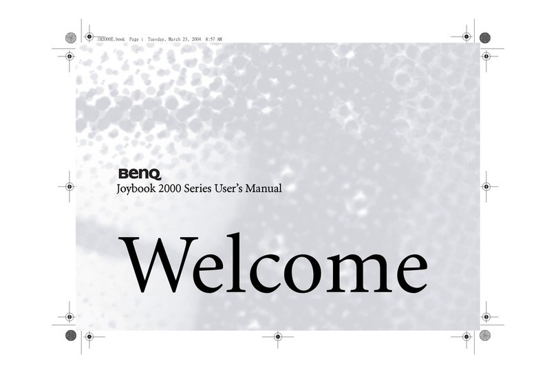 BenQ Joybook 2000 Series User manual BenQ Joybook 2000 Series User manual