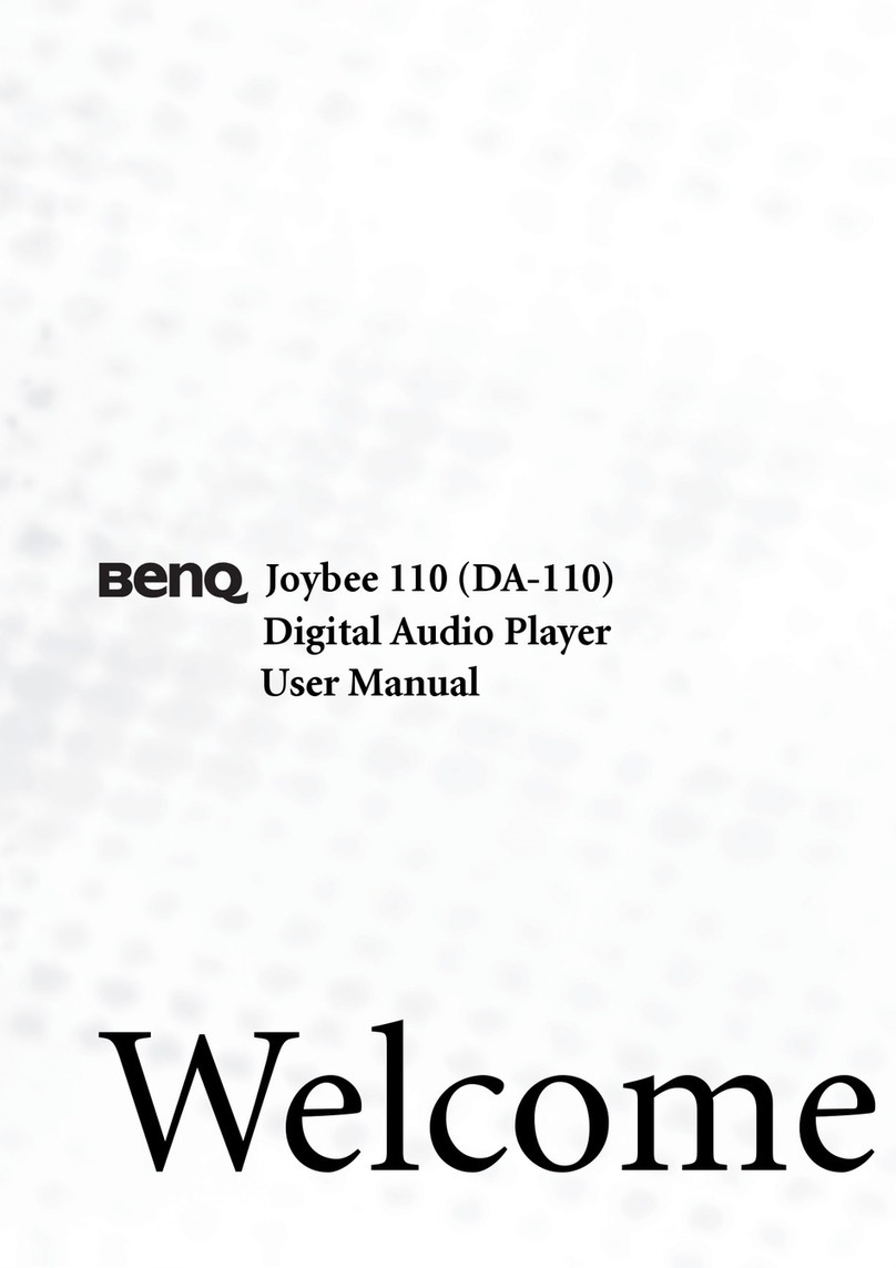 BenQ C110 User manual