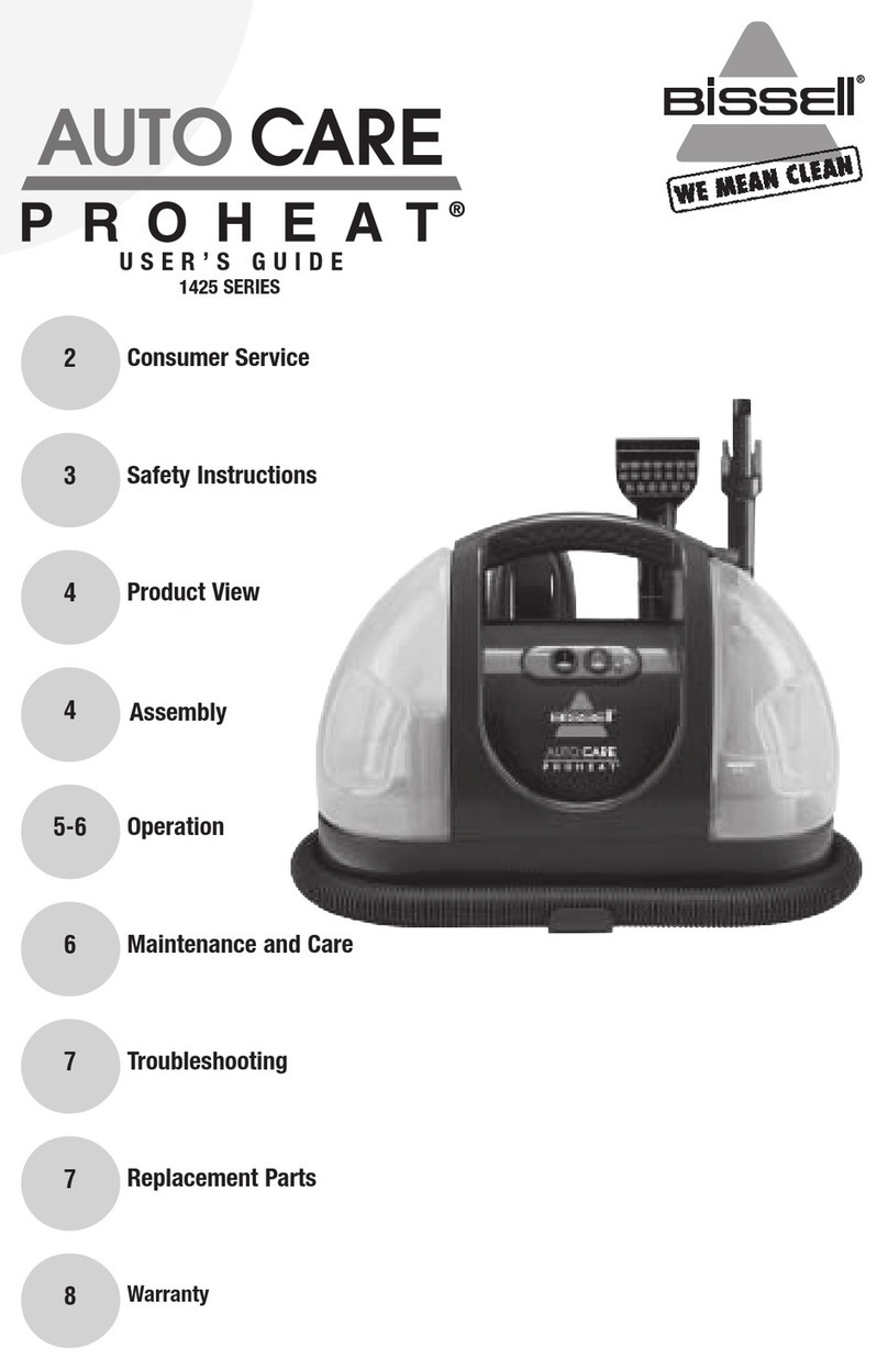 Bissell LittleGreen Proheat 1425 Series user guide