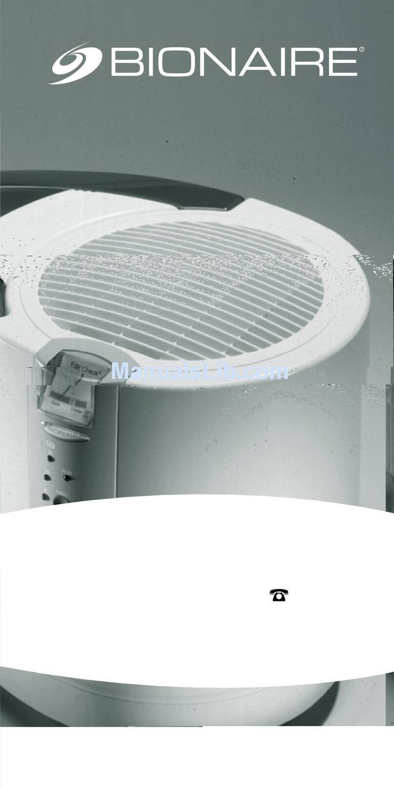 Bionaire COOL MOISTURE BCM1850 Instruction leaflet