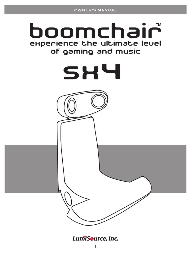 BoomChair SX4 owner's manual