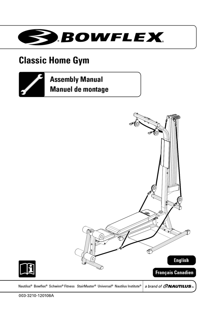 Bowflex 003-3210-120108A Assembly manual