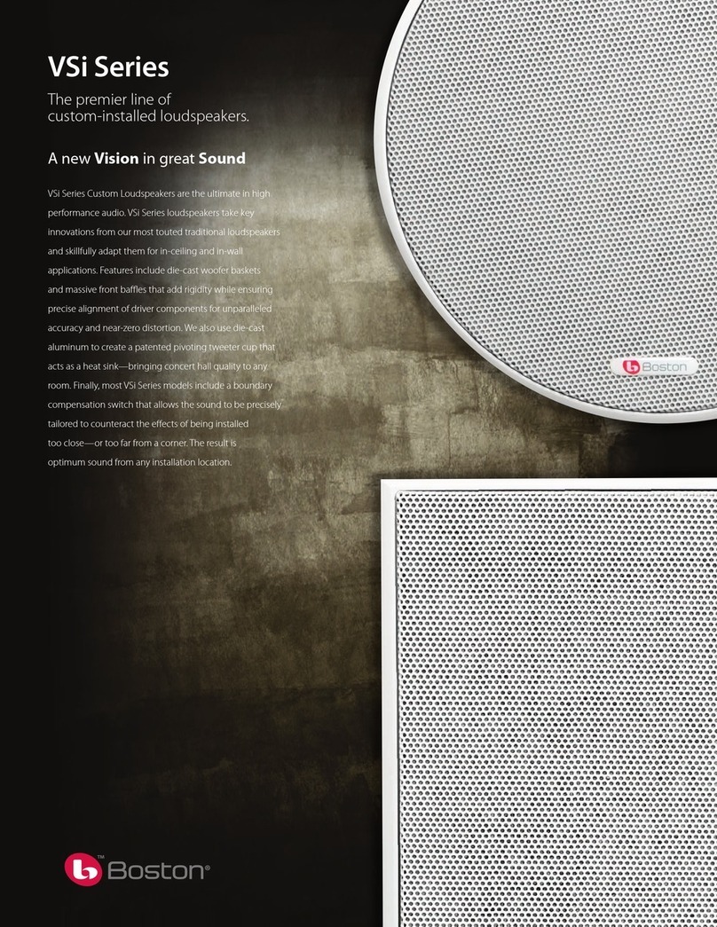 Boston Acoustics VSi 555W2 User manual