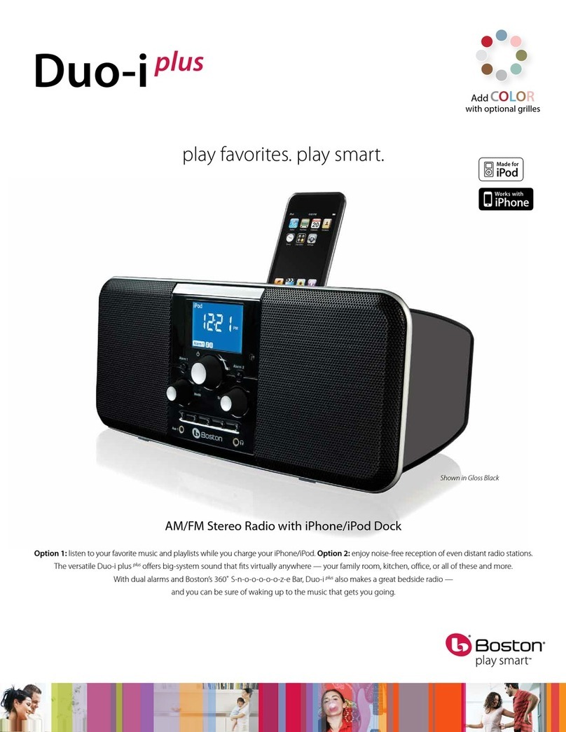 Boston Acoustics Horizon Duo-iplus Features