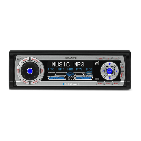 Blaupunkt MODENA MP54 7 644 262 310 User manual