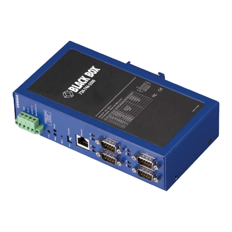 Black Box Industrial Ethernet Serial Server  LES401A... User manual
