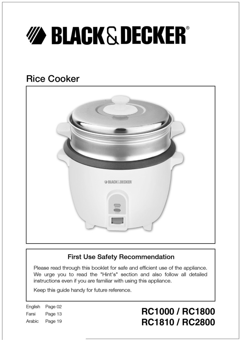 Black & Decker RC1000 User manual