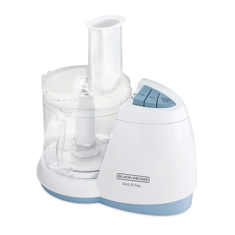 Black & Decker QUICK 'N EASY FP1336 User manual