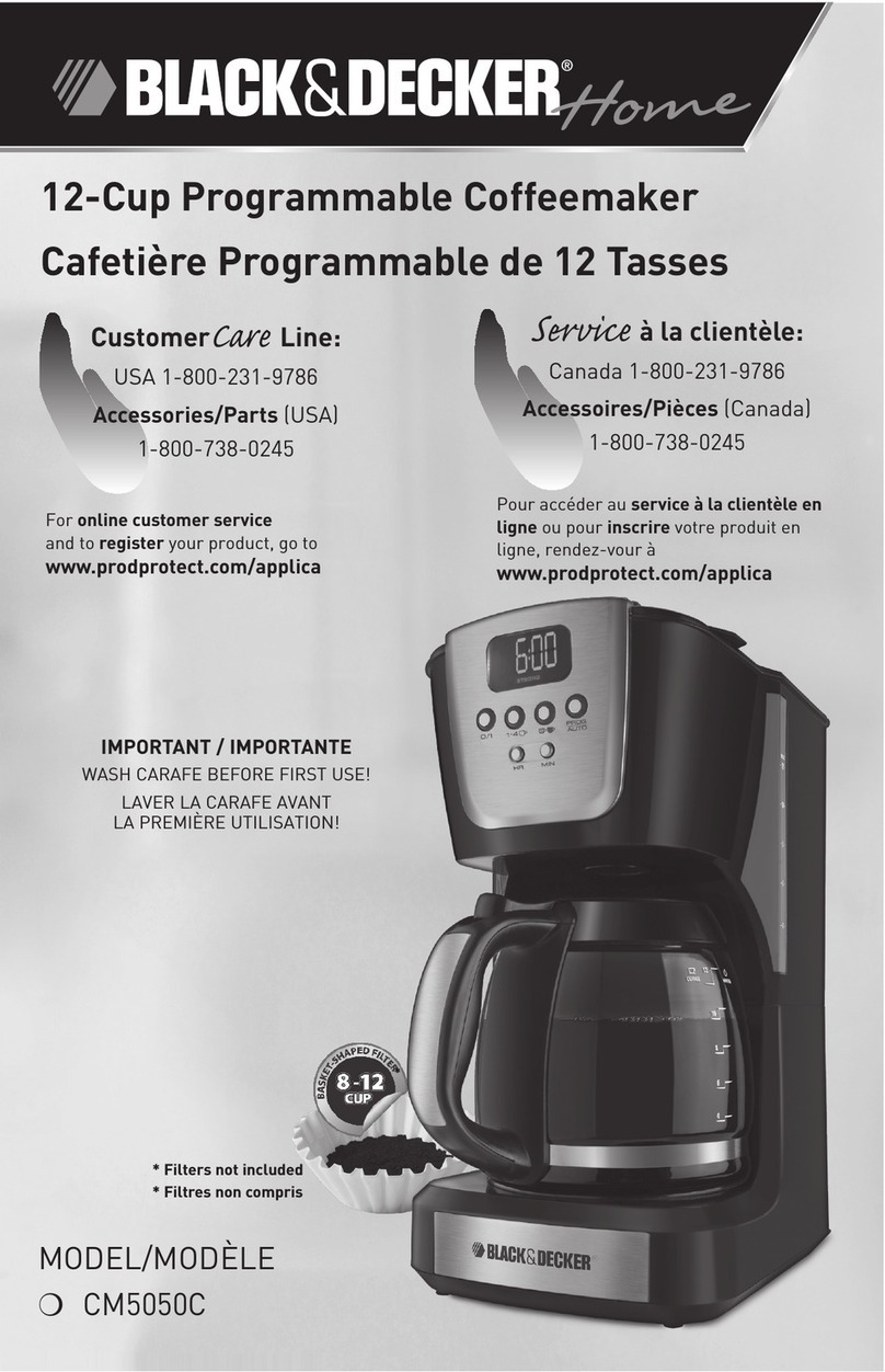 Black & Decker CM5050C User manual