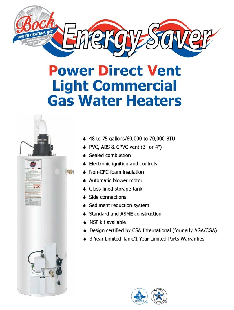 Bock Water heaters 80030 brochure