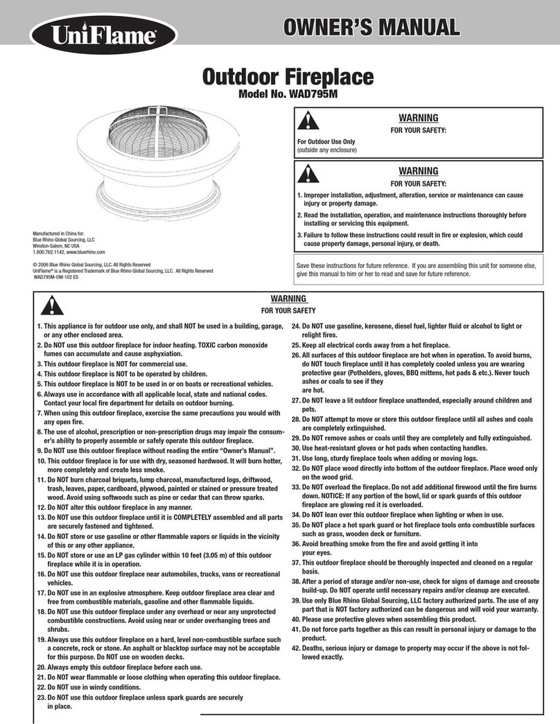 BlueRhino WAD795M owner's manual