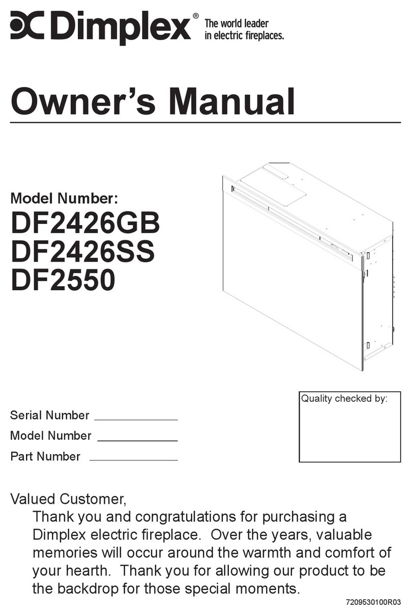Dimplex DF2426GB User manual Dimplex DF2426GB User manual
