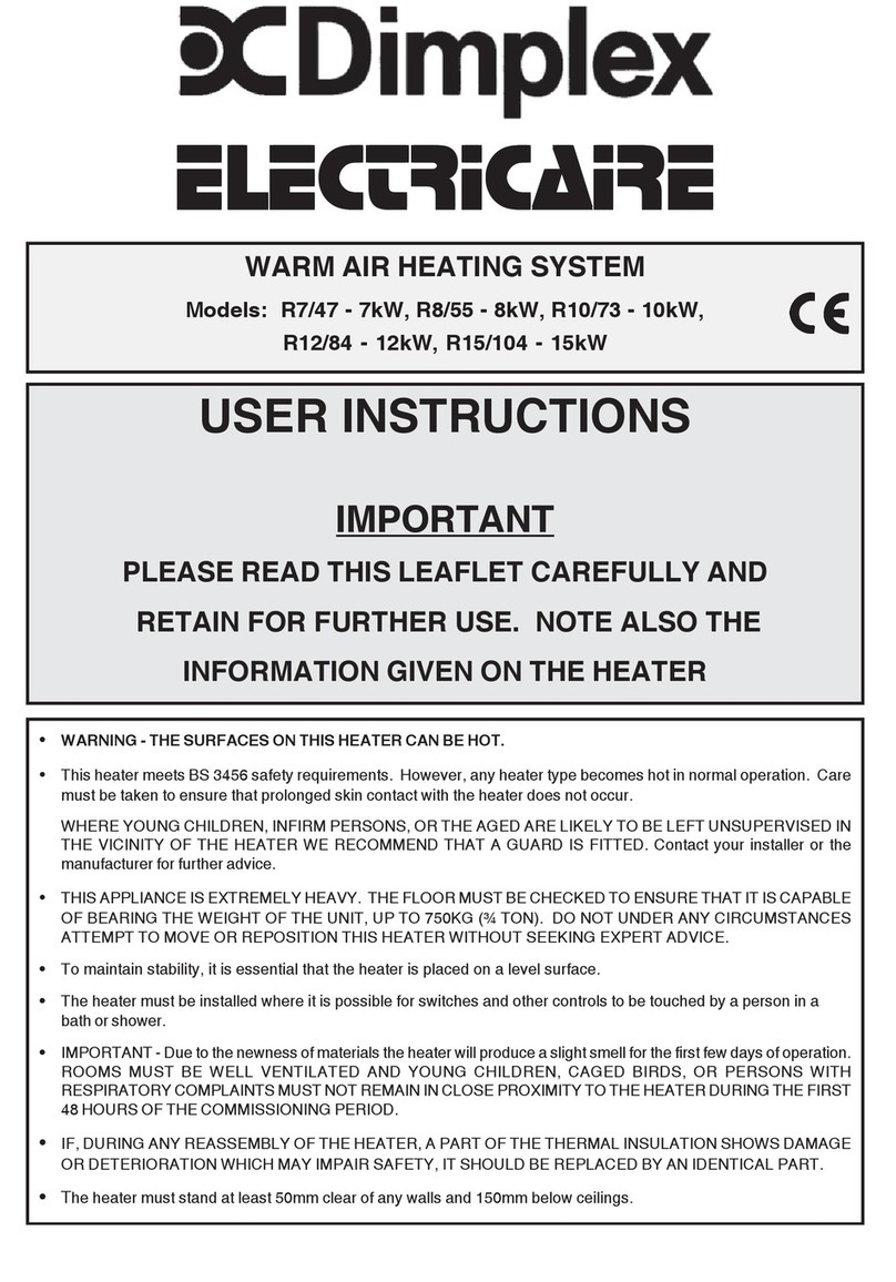 Dimplex R10/73 - 10kW User manual