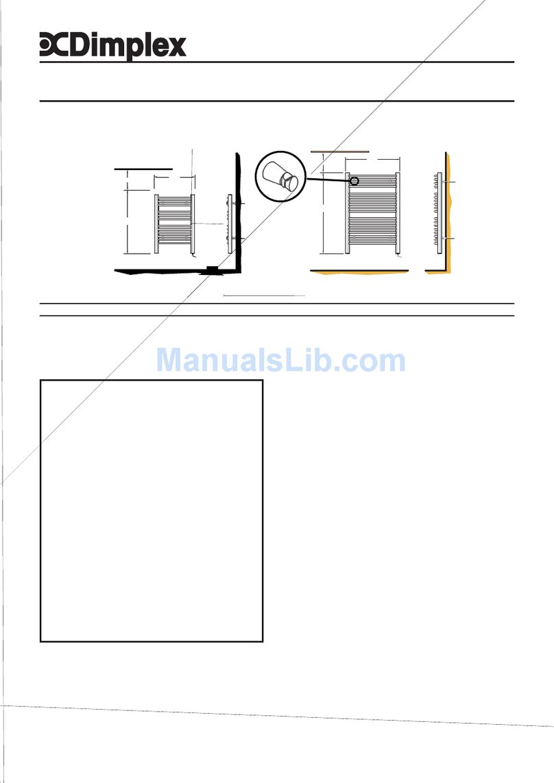 Dimplex DTR175C Installation and operating instructions Dimplex DTR175C Installation and operating instructions