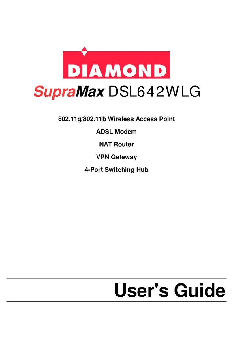 Diamond SupraMax DSL642WLG user guide