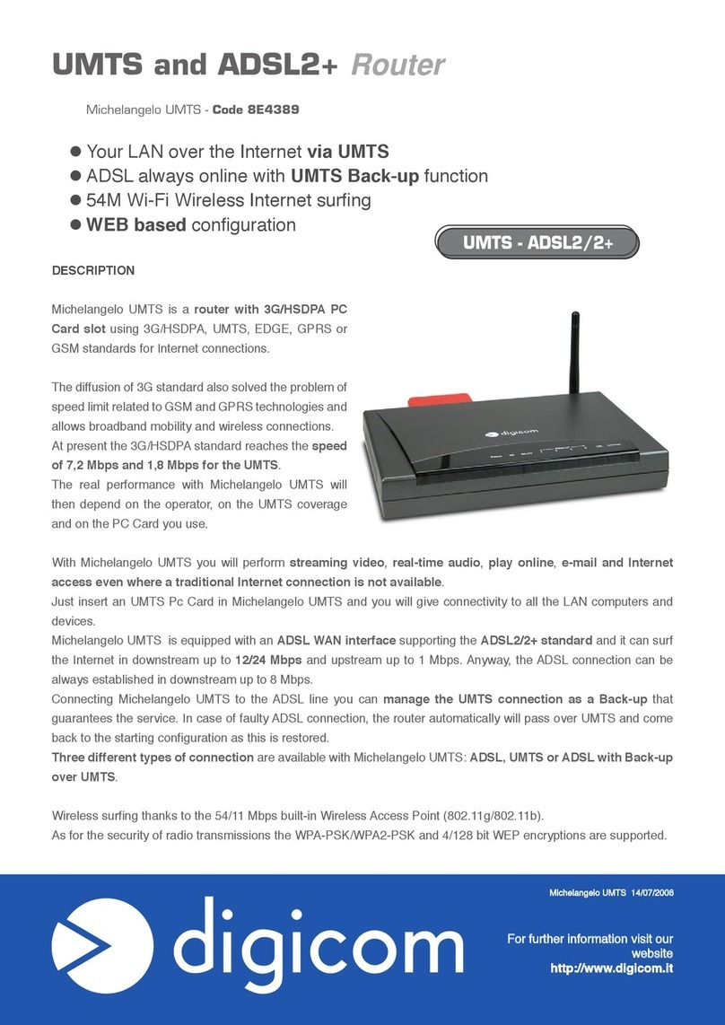 Digicom 8E4389 Technical specifications