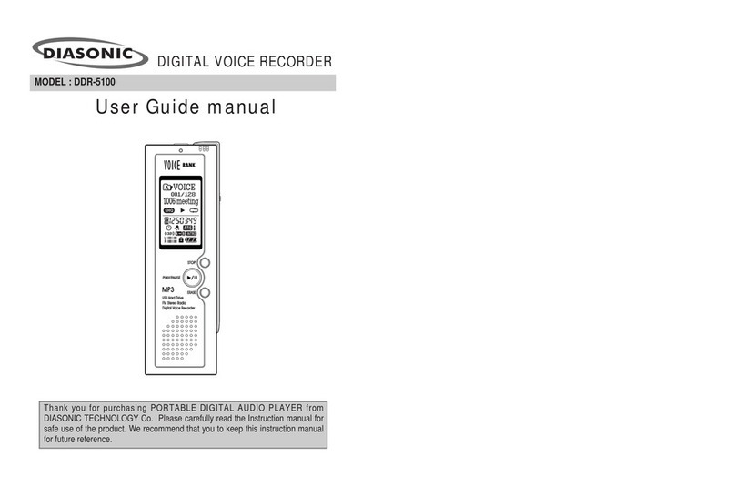 Diasonic DDR-5100 User manual Diasonic DDR-5100 User manual