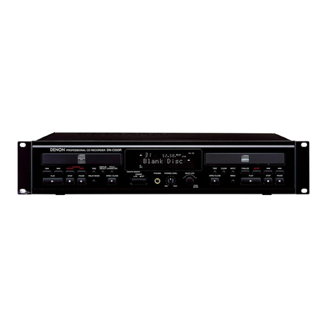 Denon DN-C550R User manual