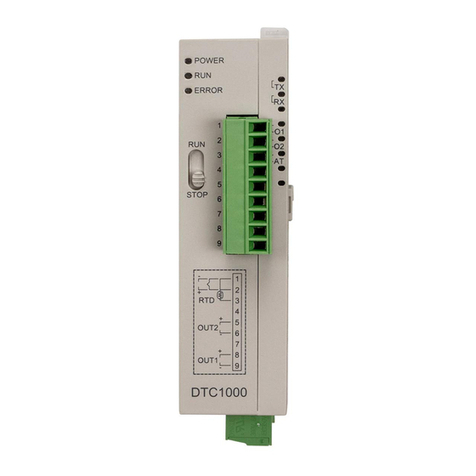 Delta Electronics DTC1000 Series instruction sheet Delta Electronics DTC1000 Series instruction sheet