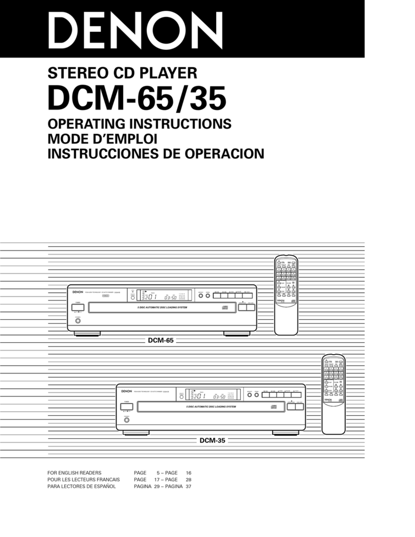 Denon DCM-65/35 User manual