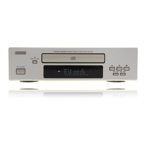 Denon DCD-F100 User manual