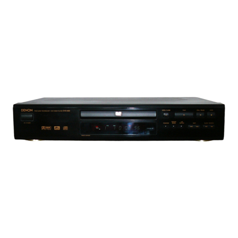 Denon DVD-800 operating instructions