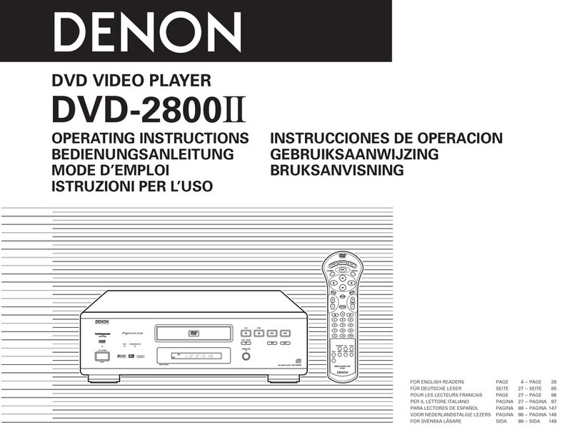 Denon DVD-2800II User manual