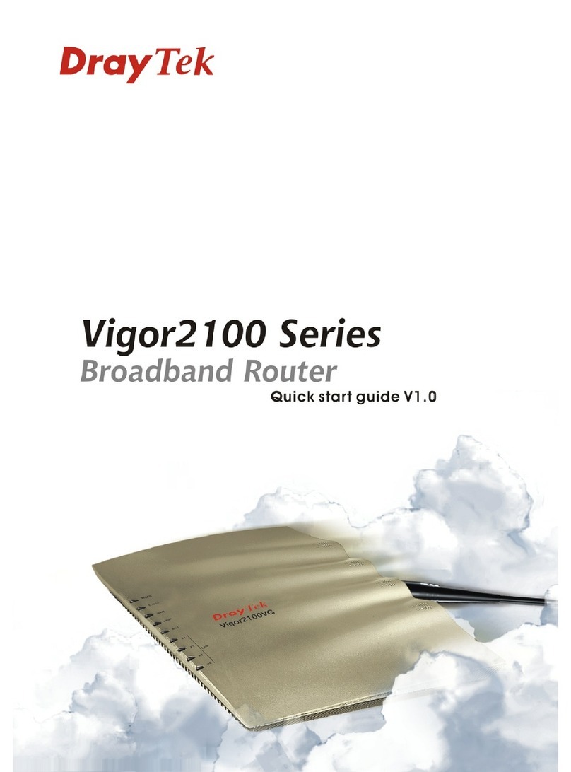 Draytek Vigor2100 User manual