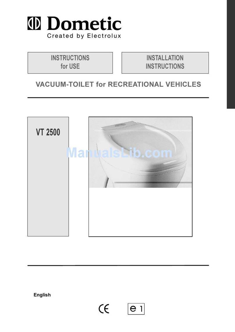 Dometic VT 2500 Instructions for use
