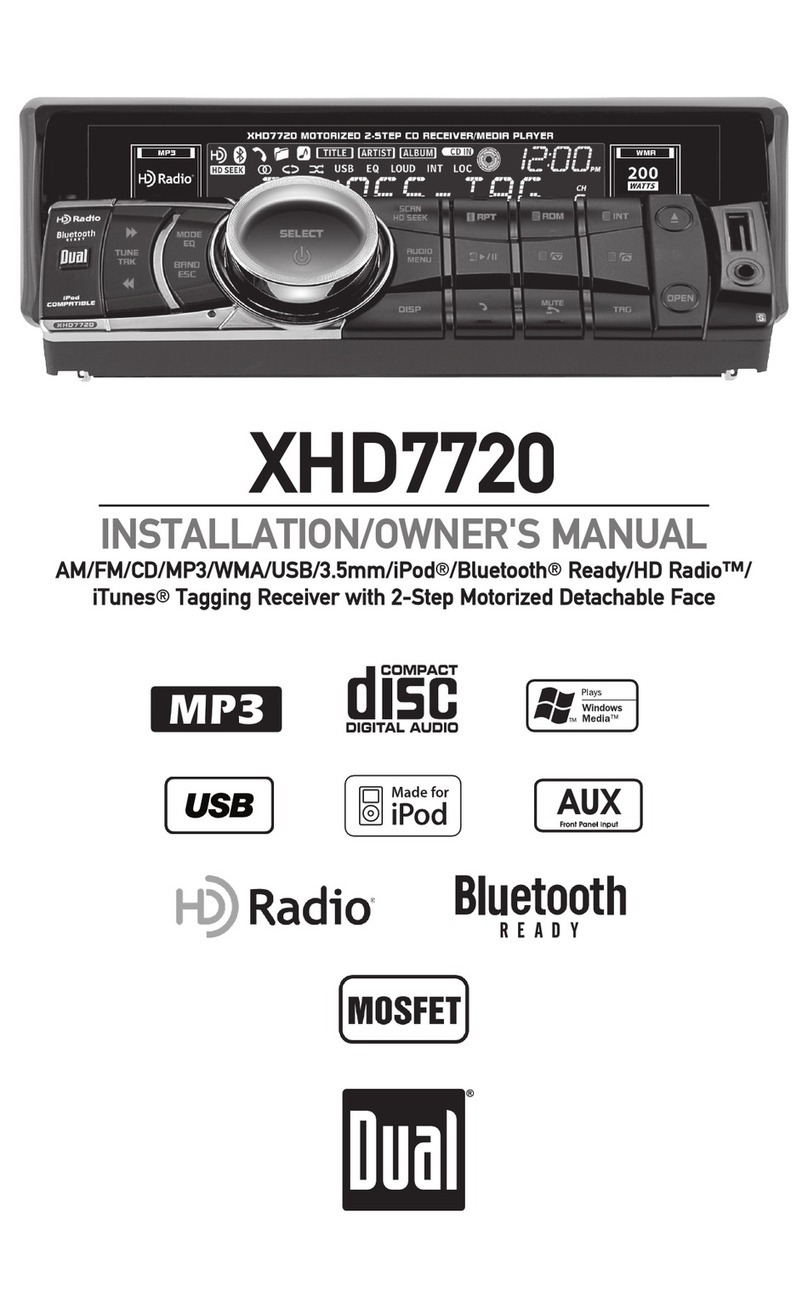 Dual XHD7720 Operating instructions