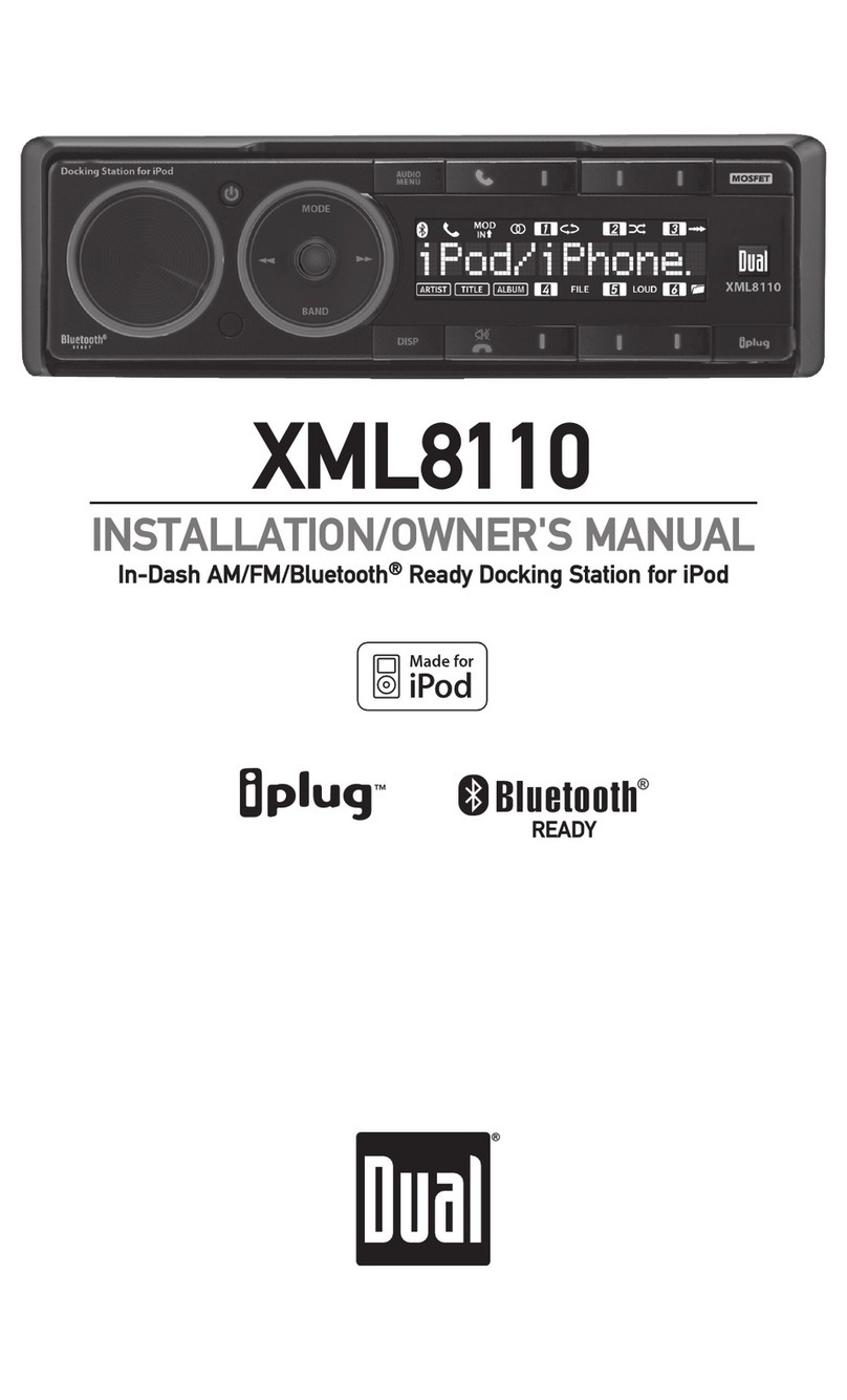Dual XML8110 Installation & owner's manual