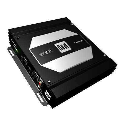 Dual XPA2500 Operating instructions