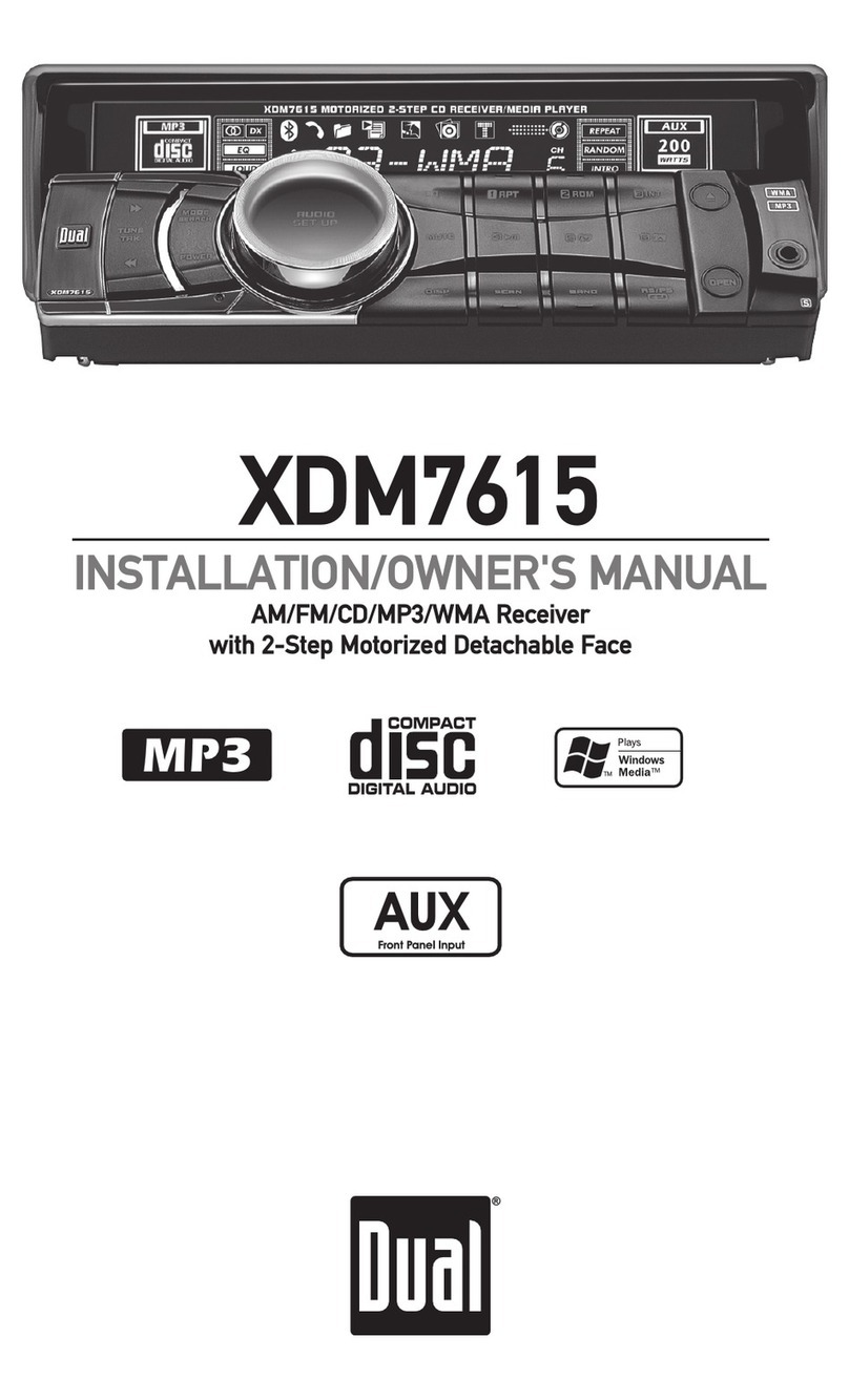 Dual XDM7615 Operating instructions