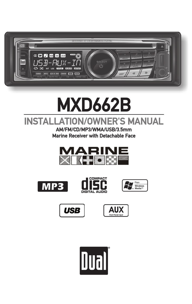 Dual MXD662B Operating instructions Dual MXD662B Operating instructions