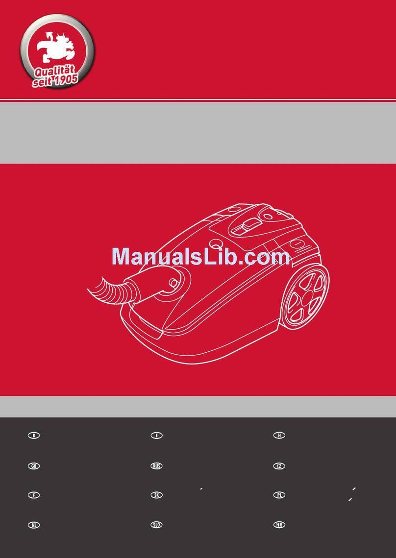 Dirt Devil Bagline M7050 User manual Dirt Devil Bagline M7050 User manual