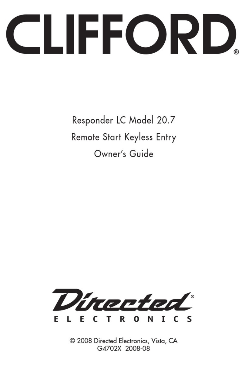 Directed Electronics 20.7 User manual