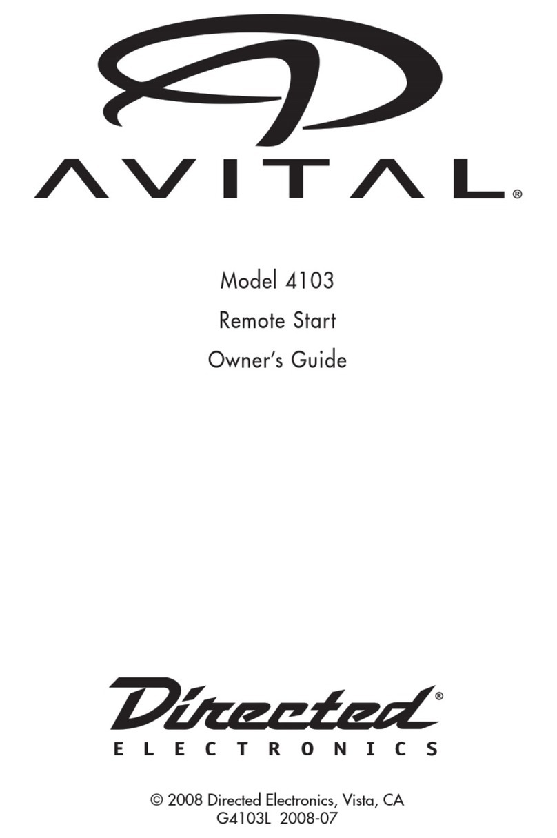 Directed Electronics 4103 Series owner's guide