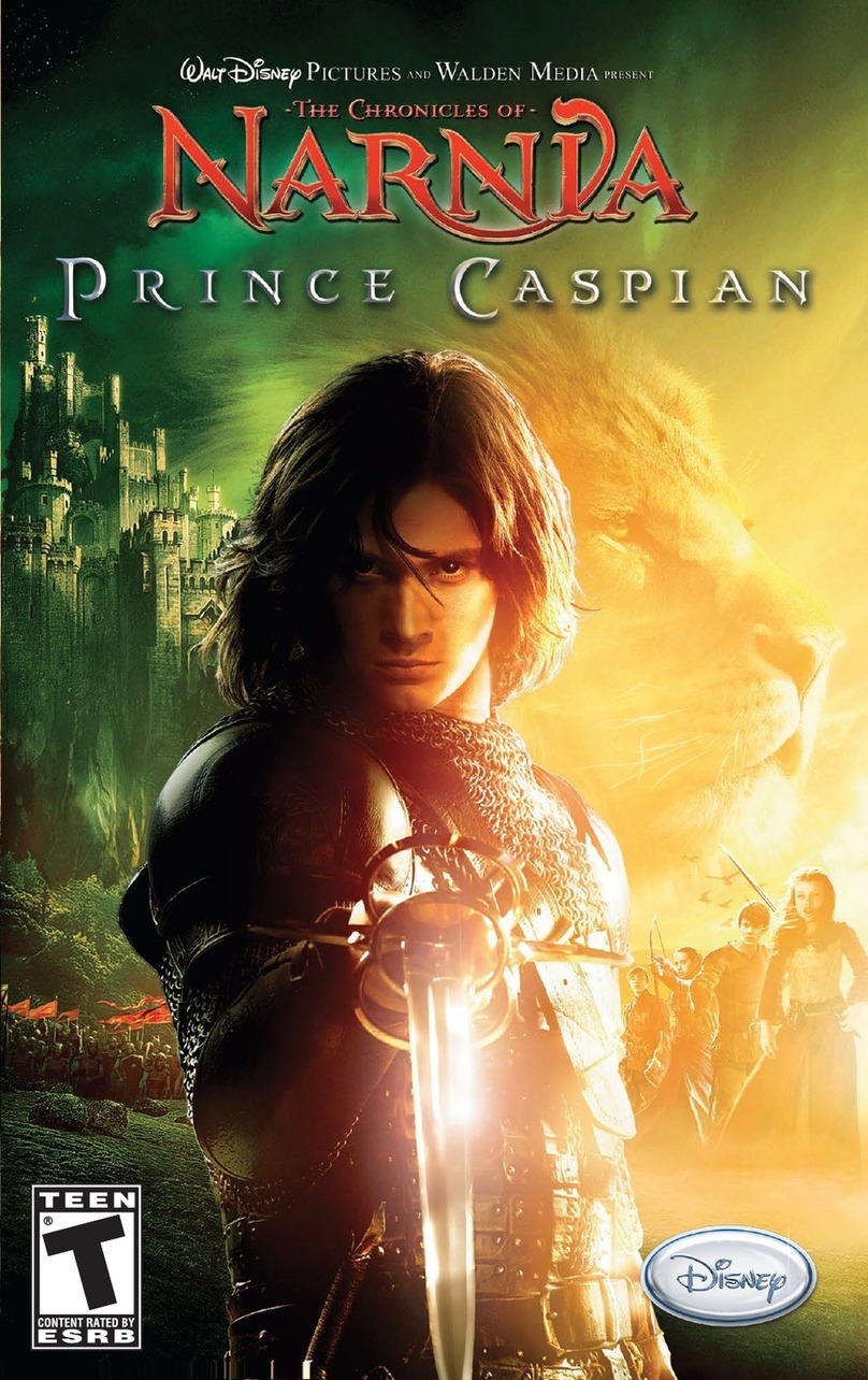Disney The Chronicles of Narnia: Prince Caspian User manual