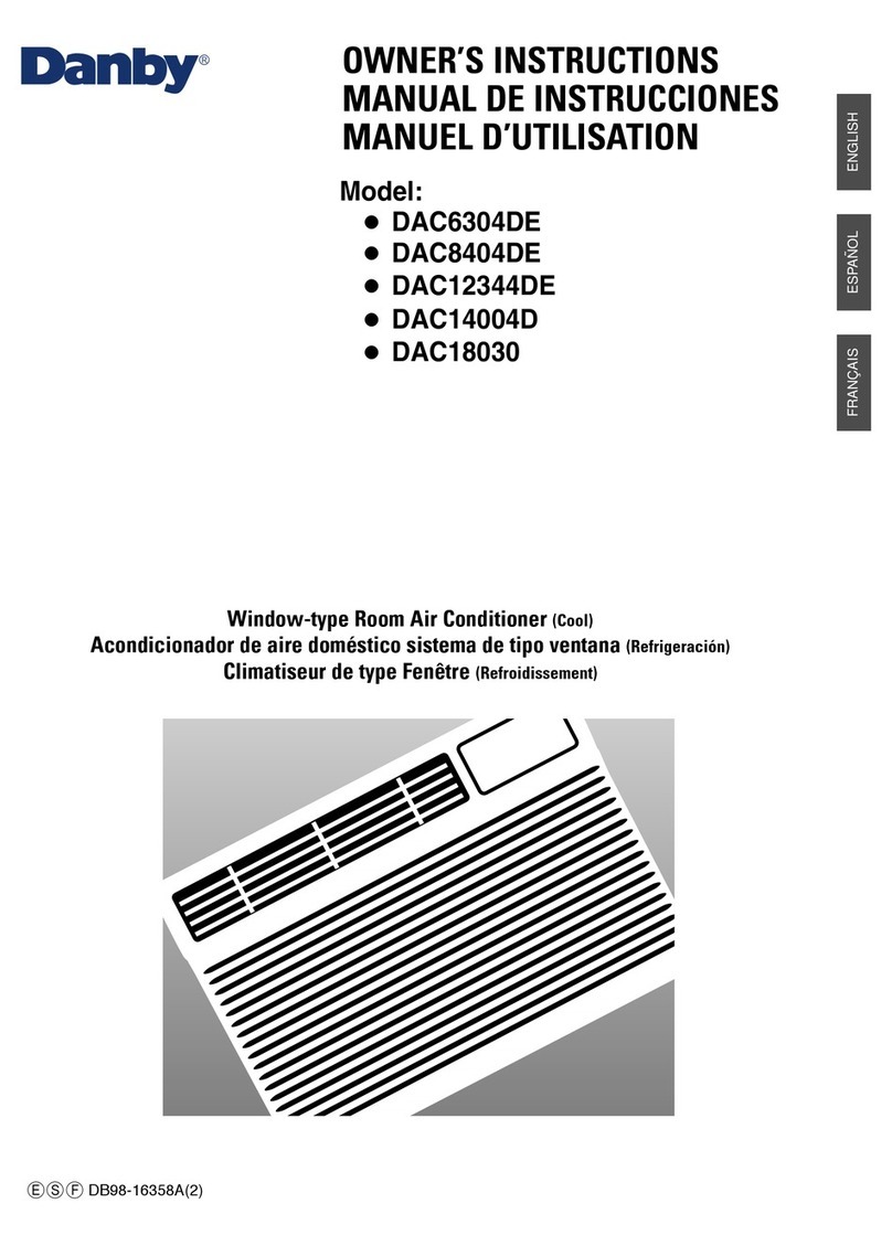Danby DAC12344DE User manual
