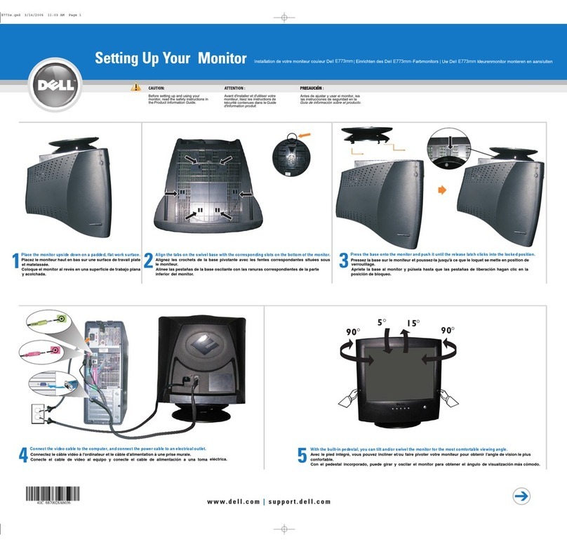 Dell E773mm User manual
