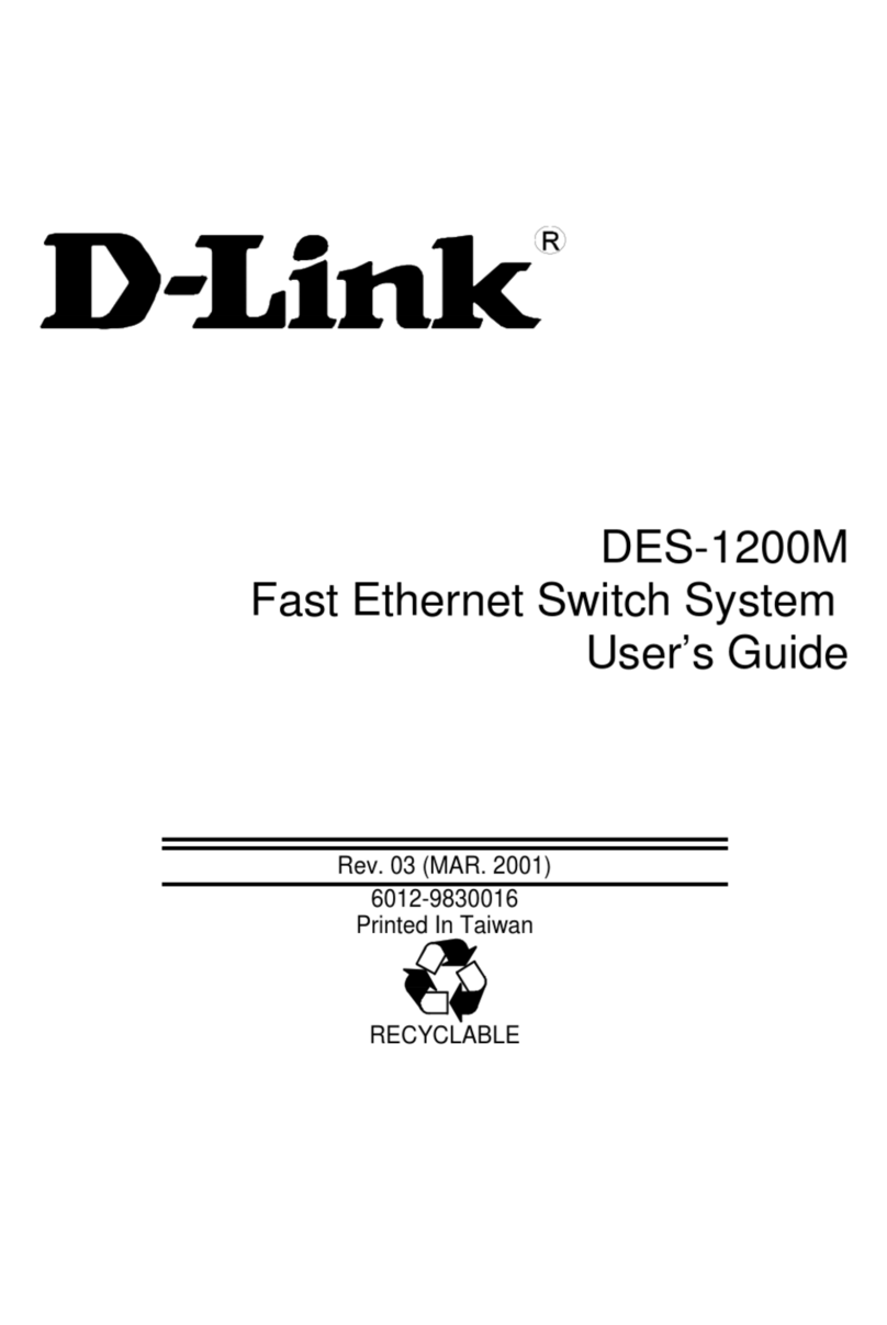 D-Link DES-1200M User manual D-Link DES-1200M User manual