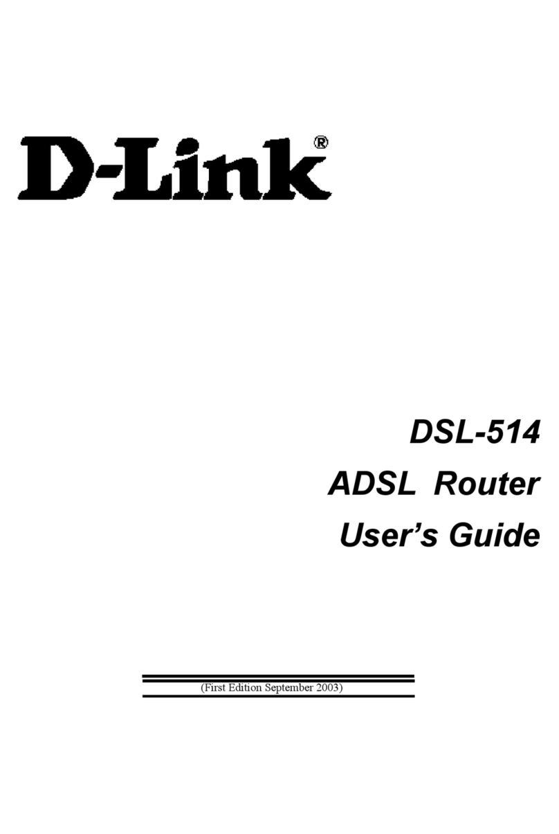 D-Link DSL-514 User manual D-Link DSL-514 User manual