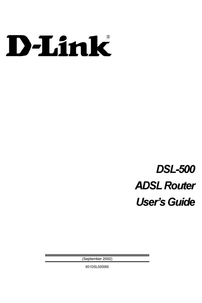 D-Link DSL-500 User manual