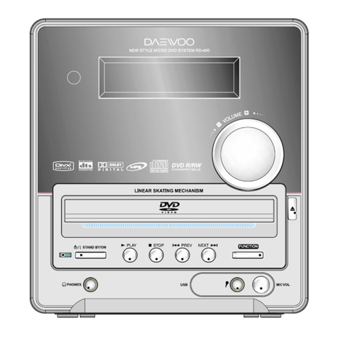 Daewoo RD-400 Series User manual