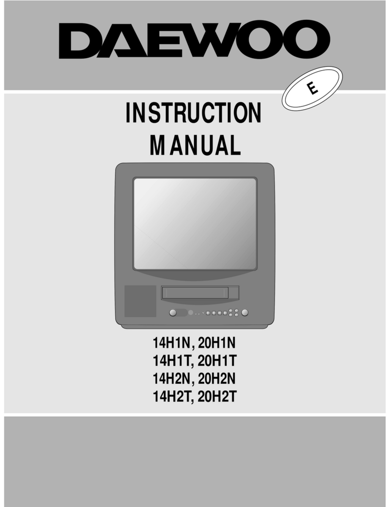 Daewoo 14H1N, 20H1N 14H1T, 20H1T 14H2 instruction manual