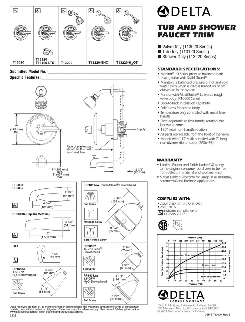 Delta Classic T13020 Series User manual