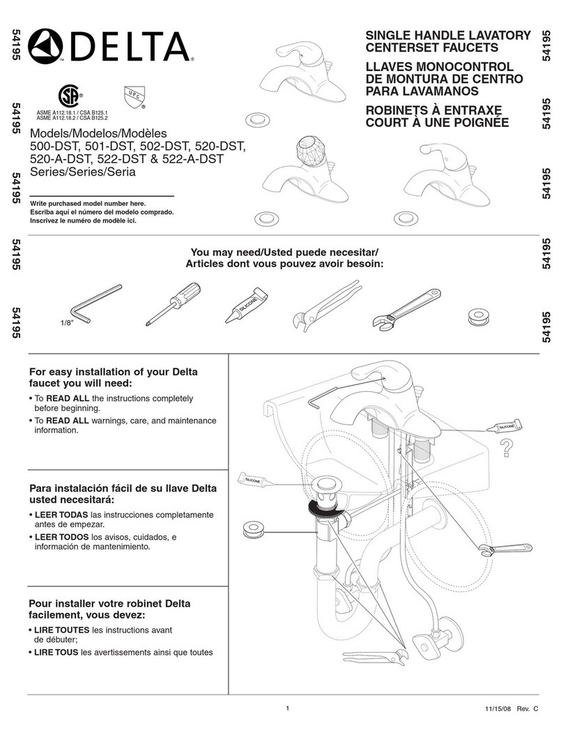 Delta 520-A-DST Series User manual