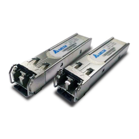 Delta Electronics Multi-Rate CWDM SFP Transceiver LCP-1250... User manual Delta Electronics Multi-Rate CWDM SFP Transceiver LCP-1250... User manual